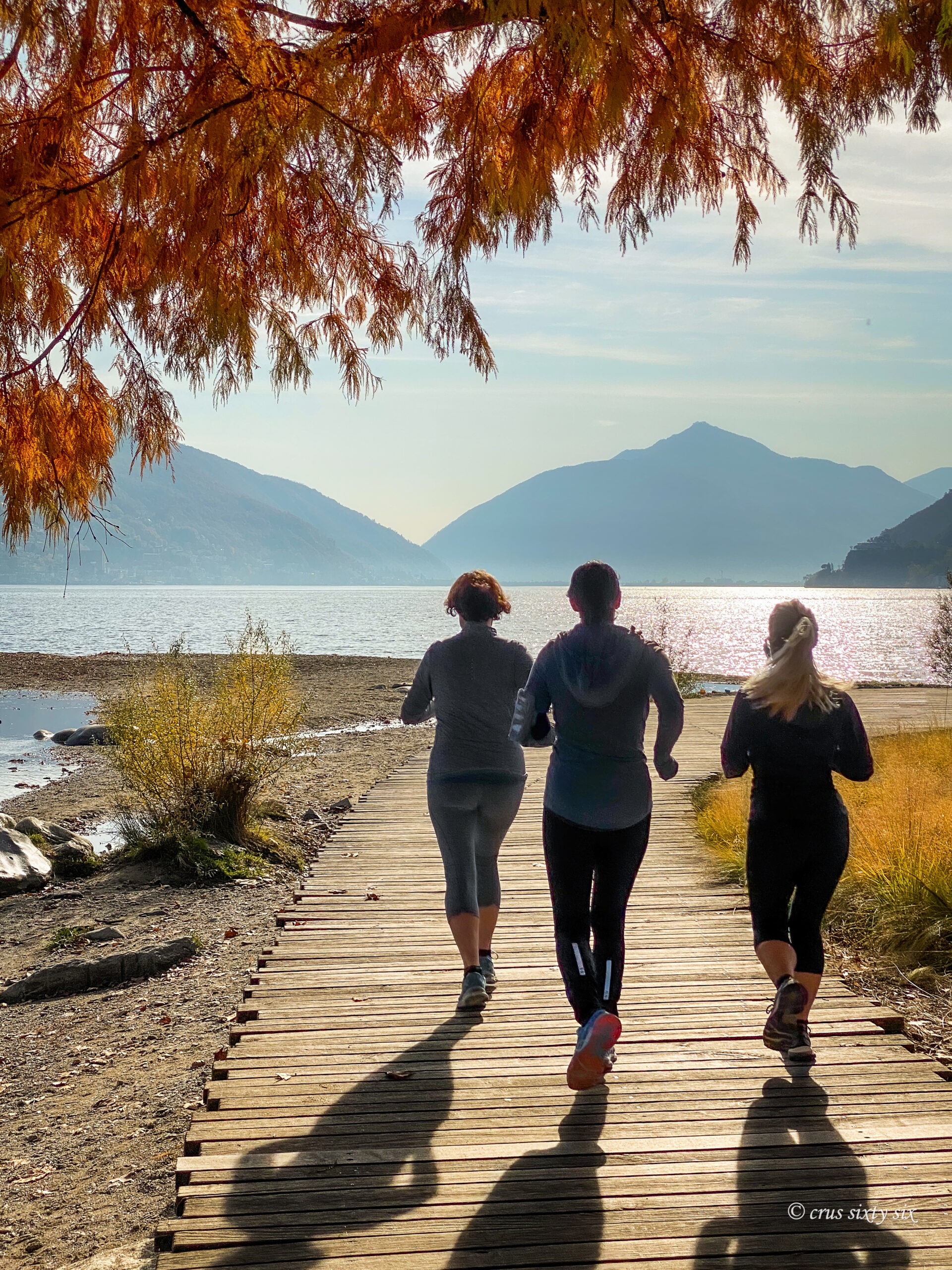 eam building activity in nature with panoramic views over the Basso Ceresio