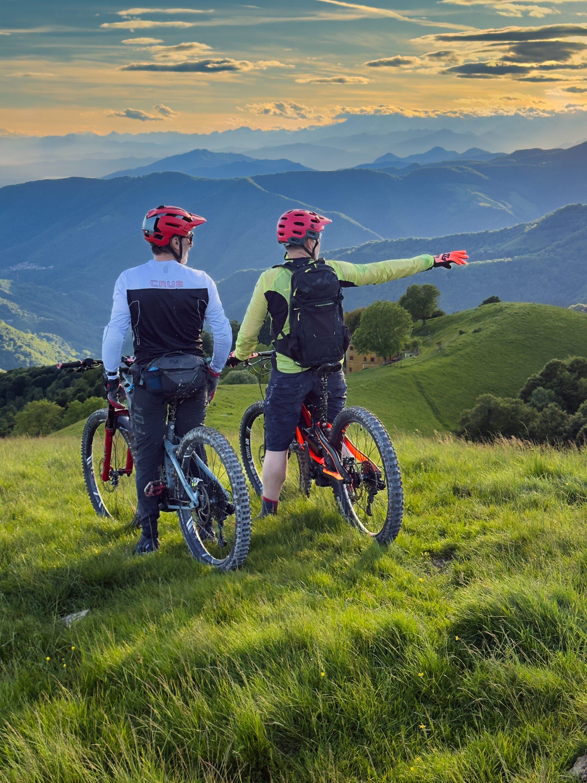 Custom EMTB adventure through forest trails of Mendrisiotto