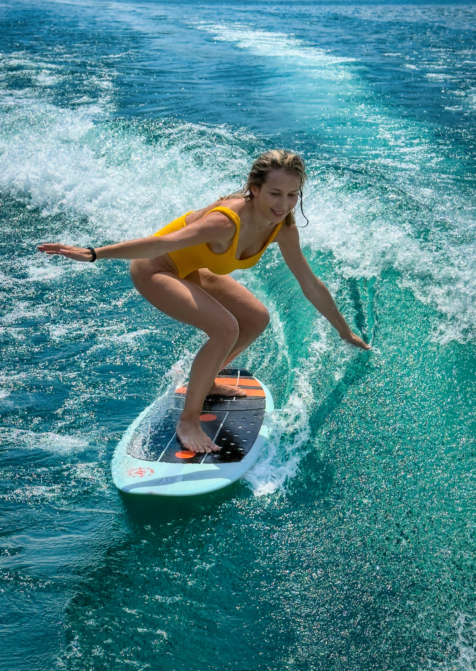 Wake surfing on Lake Ceresio during your summer activities